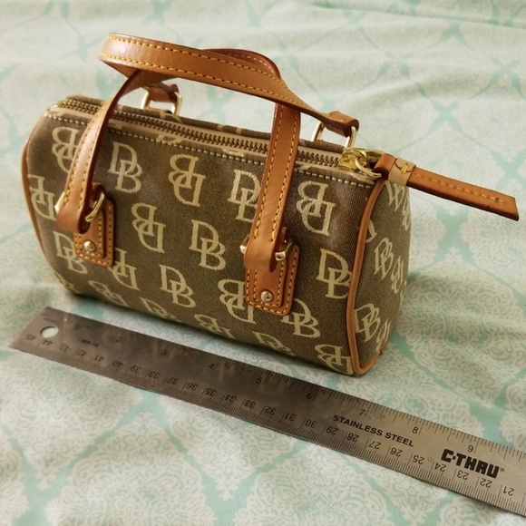 Dooney & Bourke Handbags - Dooney and Bourke mini barrel satchel signature